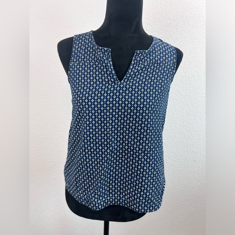 Madewell Sleeveless Daisy Dot Top size XS